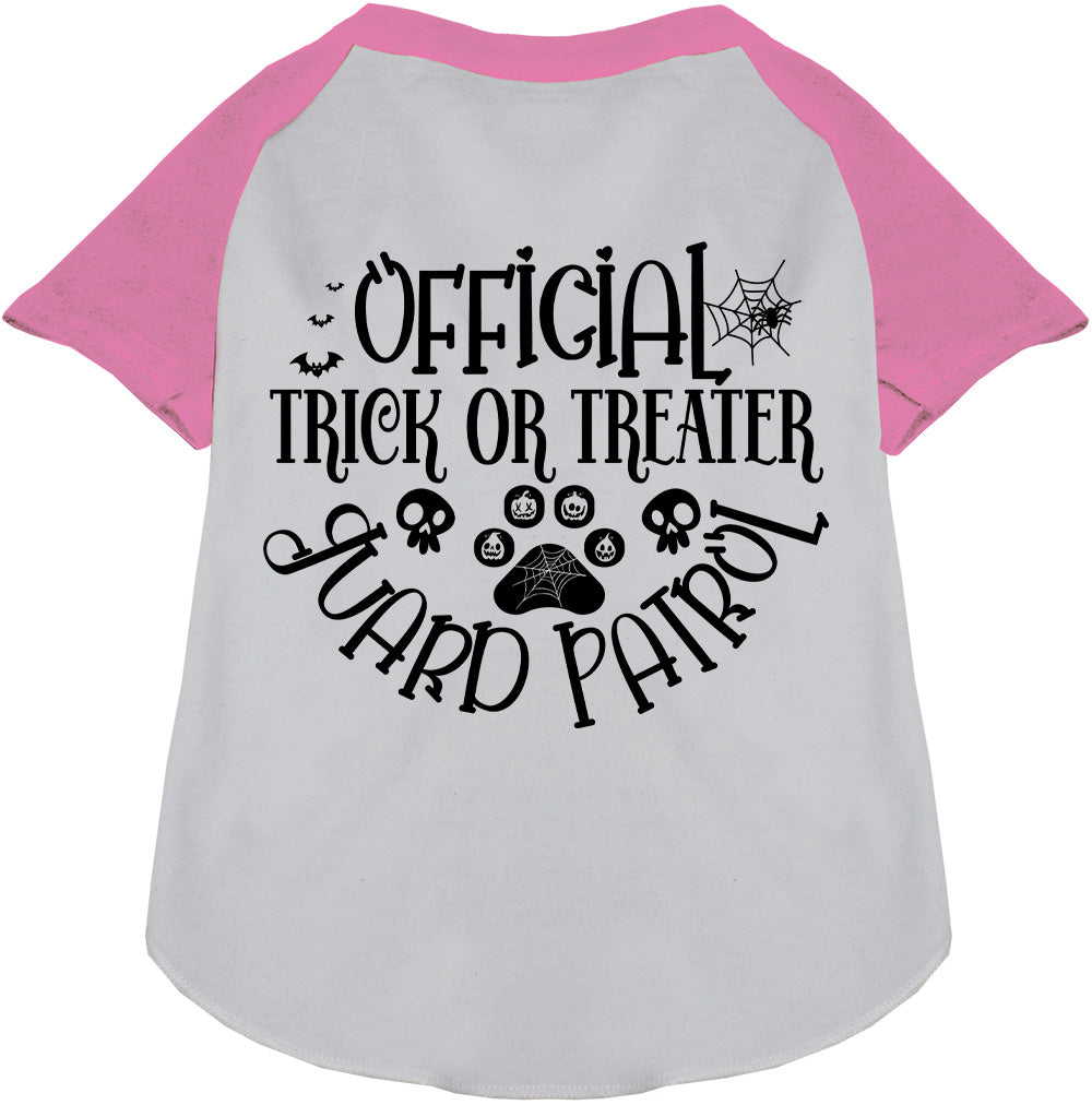 Trick or Treater Guard Patrol Pet Raglan Shirt