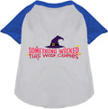 Something Wicked This Way Comes Pet Raglan Shirt
