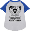 Poison Bottle Costume Pet Raglan Shirt