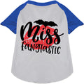 Miss Fangtastic Pet Raglan Shirt