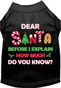 Santa, How Much? Pet Shirt