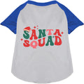 Santa Squad Pet Raglan Shirt