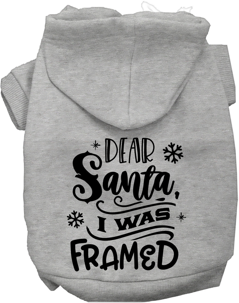 I was Framed Christmas Pet Hoodie