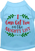 Can Get You on the List Christmas Pet Shirt
