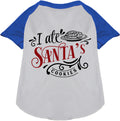 I Ate Santa's Cookies Pet Raglan Shirt
