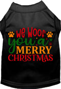 We Woof You a Merry Christmas Pet Shirt