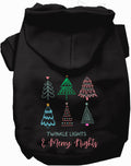 Twinkle Lights, Merry Nights Christmas Pet Hoodie