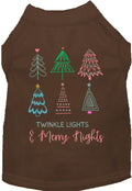 Twinkle Lights, Merry Nights Pet Shirt