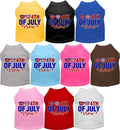Patriotic Cat or Dog Shirt for Pets "Chill 4th of July Crew"