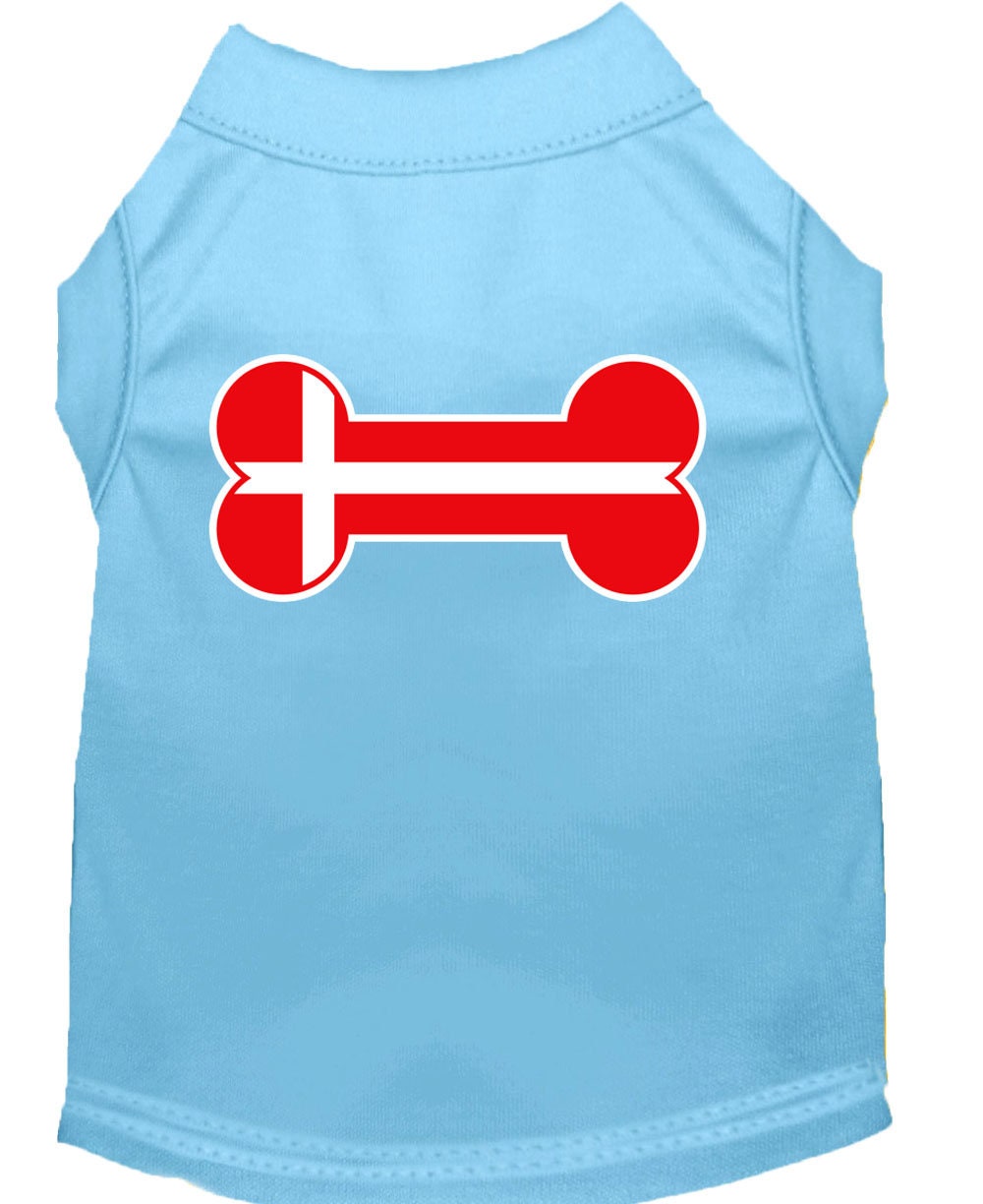 Pet Shirt "Bone Flag Denmark"