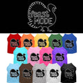 Pet Dog & Cat Shirt Screen Printed, "Feast Mode"