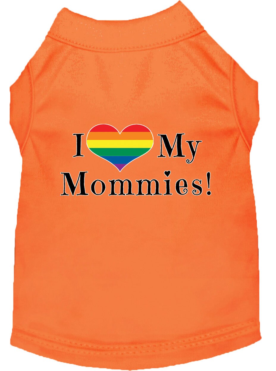 Pet Shirt "I Heart My Mommies"