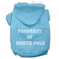 Christmas Pet Hoodie "Property of North Pole"