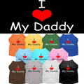 Pet Shirt "I Love My Daddy"
