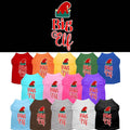 Christmas Pet Shirt Screen Printed, "Big Elf"
