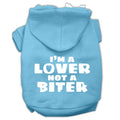 Pet Hoodie "I'm A Lover, Not A Biter"