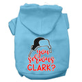 Christmas Pet Hoodie Screen Printed, "You Serious Clark?"