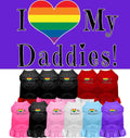 Pet Dress "I Heart My Daddies"