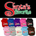 Christmas Pet Hoodie Screen Printed, "Santa's Favorite"