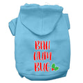 Christmas Pet Hoodie Screen Printed, "Bah Humbug"