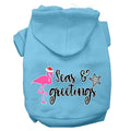 Christmas Pet Hoodie Screen Printed, "Seas & Greetings"