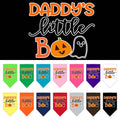 Halloween Pet and Dog Bandana Screen Printed, "Daddy's Little Boo"