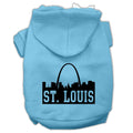Pet Hoodie "St. Louis Skyline"