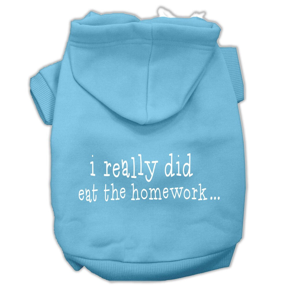 Pet Hoodie "I Really Did Eat The Homework"
