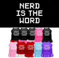 Pet Dress "Nerd Is The Word"