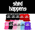 Pet Dress Screen Printed, "Shed Happens"