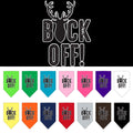 Pet and Dog Bandana Screen Printed, "Buck Off"