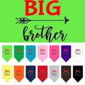 Pet and Dog Bandana Screen Printed, "Big Brother"