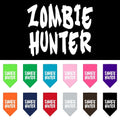 Halloween Pet and Dog Bandana Screen Printed, "Zombie Hunter"