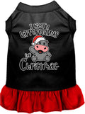 Christmas Pet Dress "I Want A Hippopotamus For Christmas"