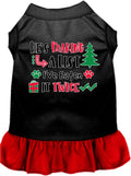 Christmas Pet Dress "He's Making A List, I've Eaten It Twice"