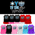 Hanukkah Pet Dress "Oy To The World"