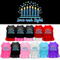 Hanukkah Pet Dress "Love and Light"