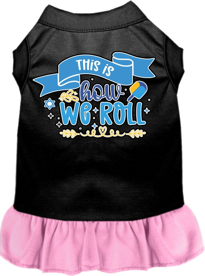 Hanukkah Pet Dress "This Is How We Roll"