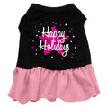 Christmas Pet Dress "Scribble Happy Holidays"