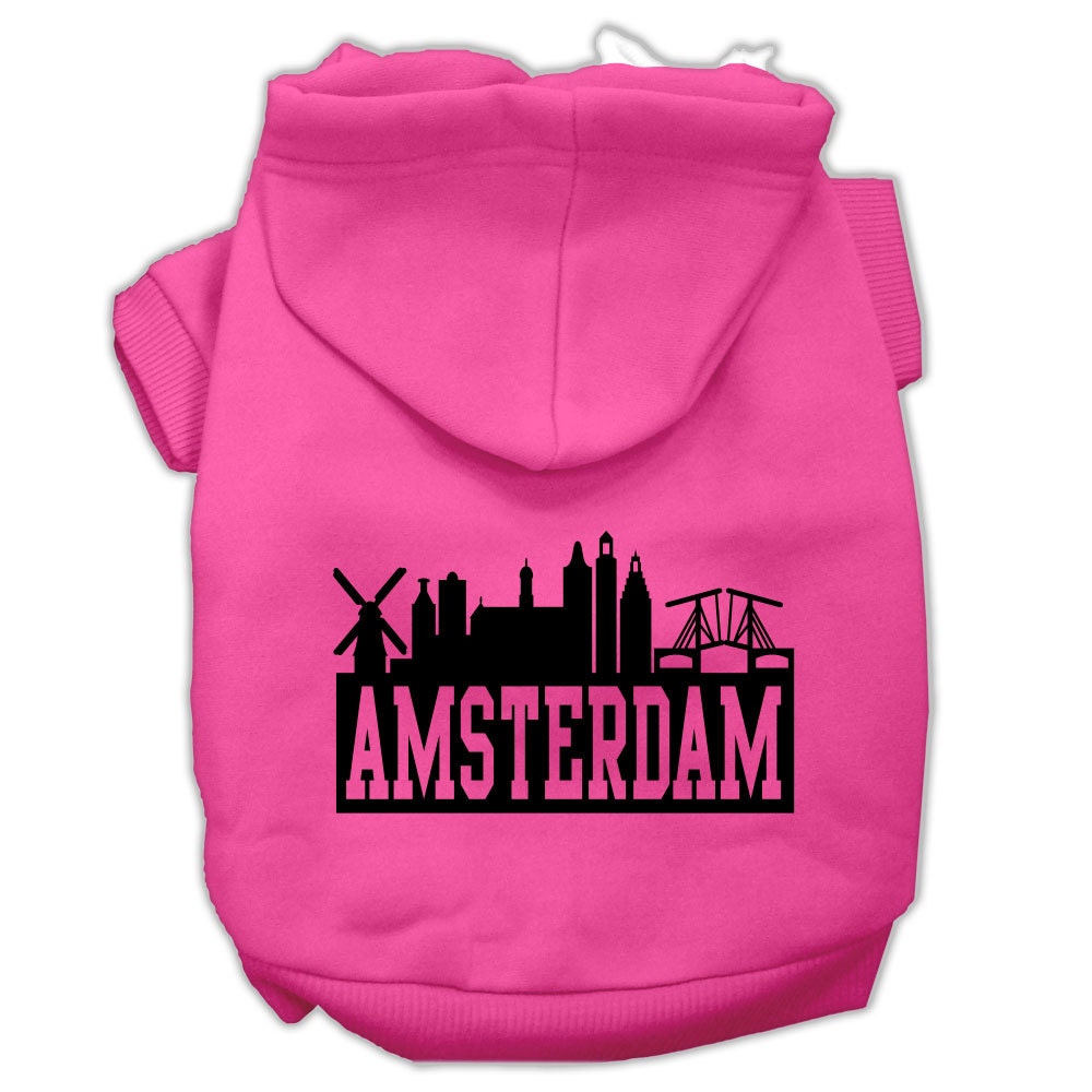 Pet Hoodie "Amsterdam Skyline"
