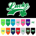 Pet and Dog Bandana Screen Printed,  "Lucky Swoosh"
